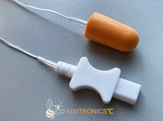 Mousse molle de Mémoire-cellule de conduit auditif de sonde tympanique médicale jetable de la température avec la série homogène des dimensions HF416