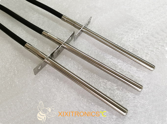 PT100 sonde de température en acier inoxydable à 2 ou 3 fils à réaction rapide pour four à gaz en cuisine