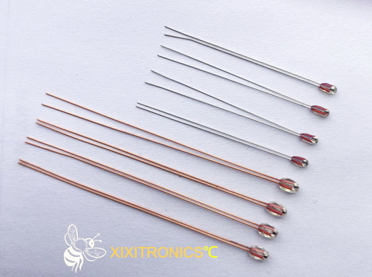Série enduite en verre radiale de Chip Thermistors MF57 avec la taille principale 1.6mm et 2.3mm