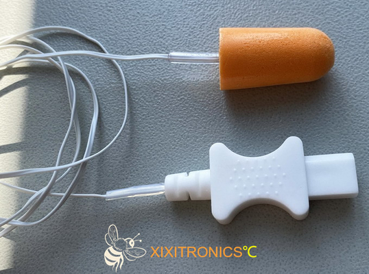 Mousse molle de Mémoire-cellule de conduit auditif de sonde tympanique médicale jetable de la température avec la série homogène des dimensions HF416
