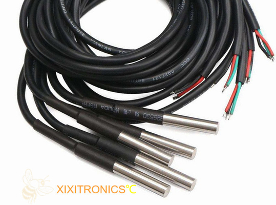 Sensor de température numérique DS18B20 de sortie OD6.0mm pour véhicule de la série MFT-4401