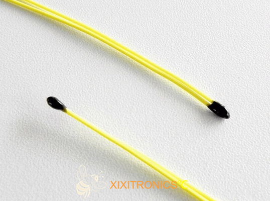 Série enduite d'époxyde des thermistances MF5A-5 de température de chauffage de volant de Seat de voiture de capteur de fil des véhicules à moteur de Telfon
