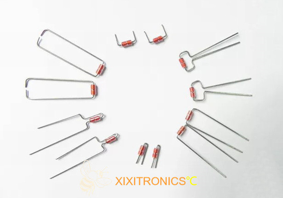 Fait sur commande formé a encapsulé le type en verre série de diode de thermistance de NTC de MF58