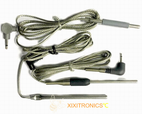 Série d'Oven Thermometer Temperature Sensor cuite au four par sonde MFF-8 de la température de nourriture de câble de PTFE